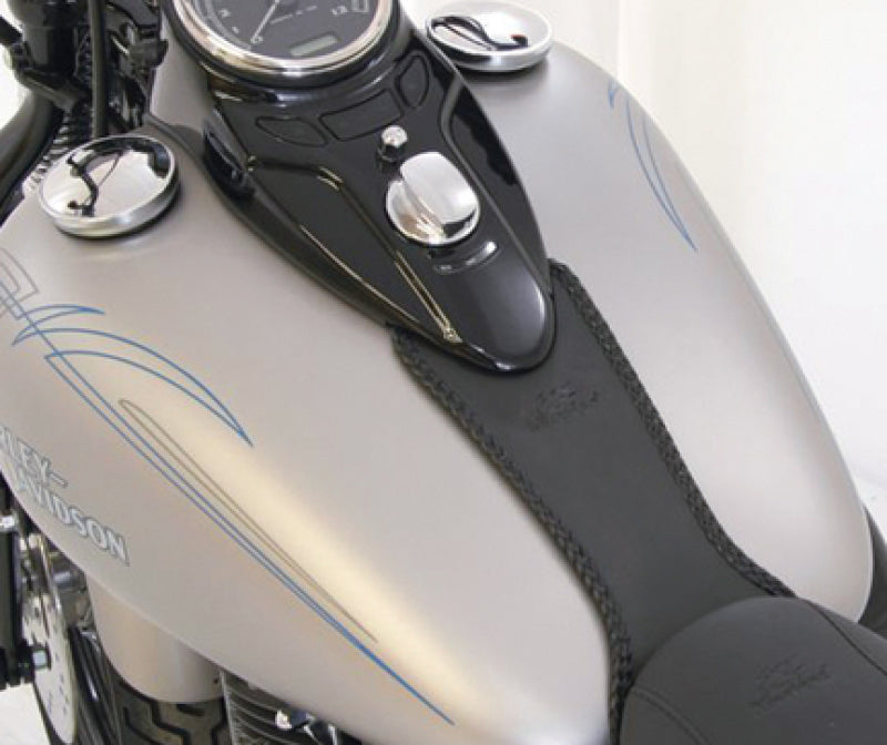 Mustang Motorcycle Mustang 08-13 Harley FLSTB,09-15 FLSTBC Softail Tank Bib - Black
