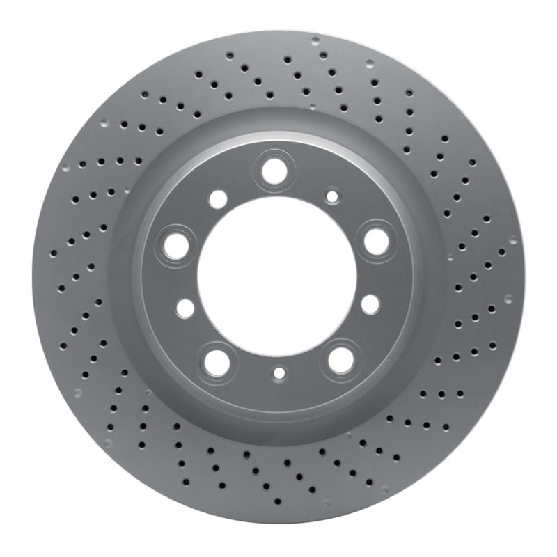 DFC 16-23 Porsche 718 Cayman Right Rear Drilled GeoSPEC Coated Rotor