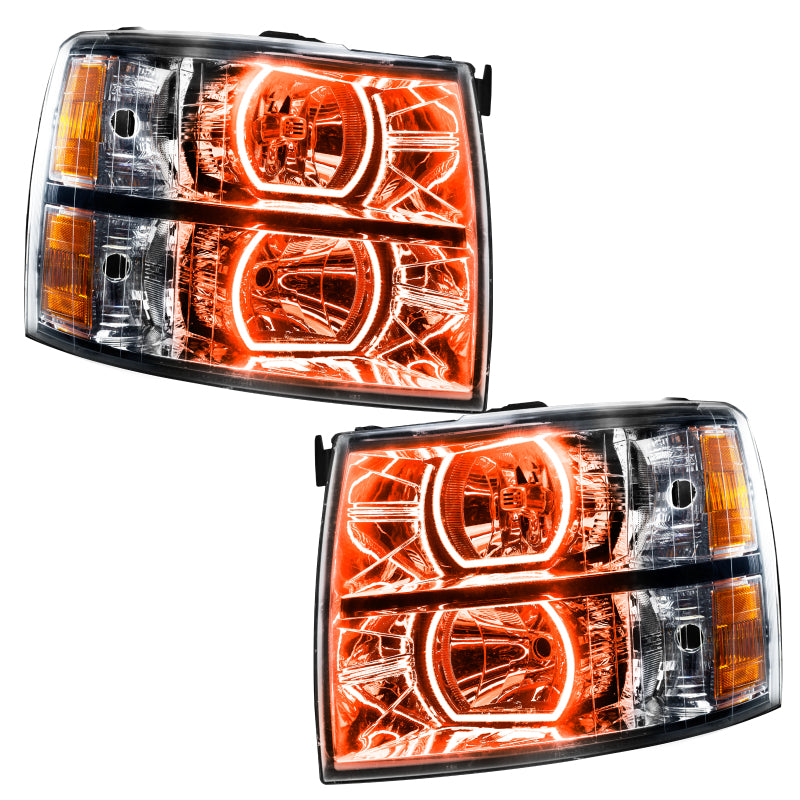 ORACLE Lighting Oracle 07-13 Chevrolet Silverado SMD HL - Square Style - ColorSHIFT w/ 2.0 Controller