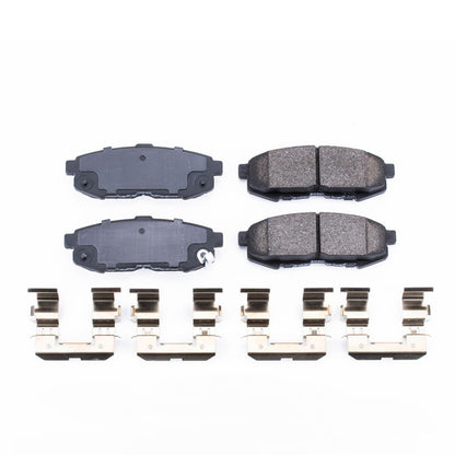 PowerStop Power Stop 04-06 Mazda MPV Rear Z17 Evolution Ceramic Brake Pads w/Hardware
