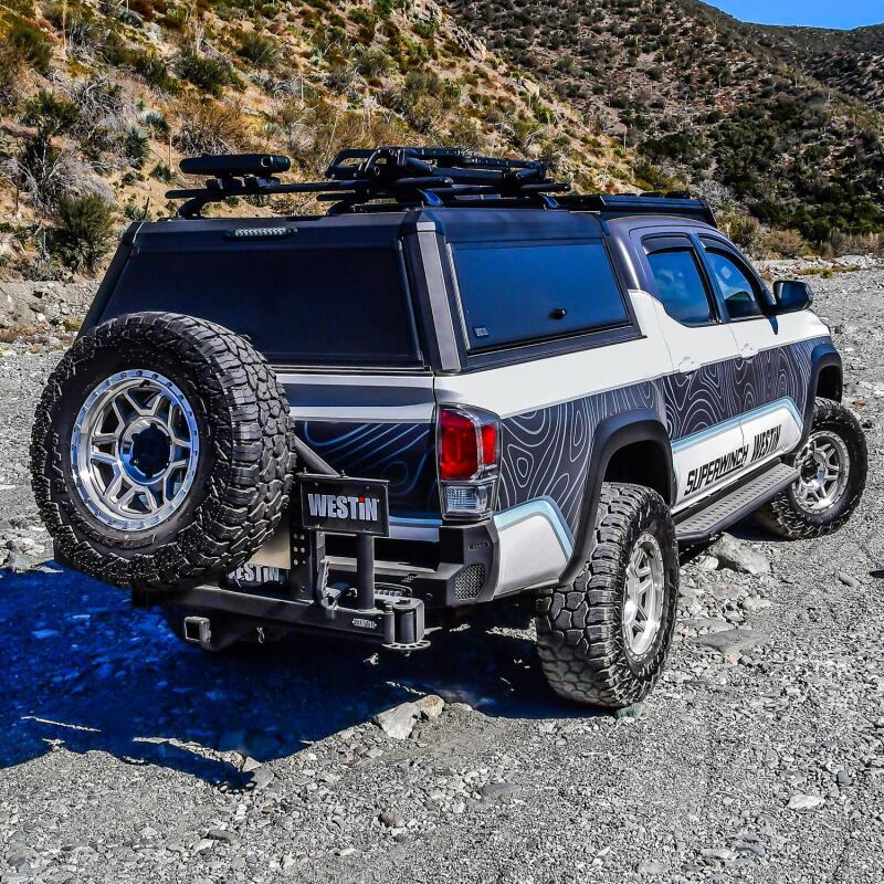 Westin EXP Truck Cap COMPLETE KIT A + BS (16-23 Toyota Tacoma 5.2ft. Bed)
