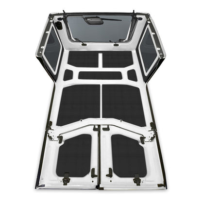 DEI 18-23 Jeep Wrangler JL 4-Door Boom Mat Complete Headliner Kit - 13 Piece - Black