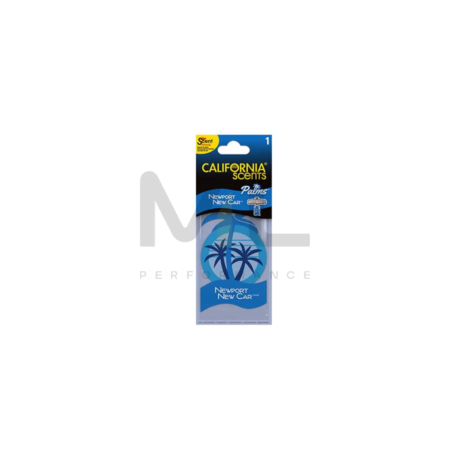 California Scents 1pc. 2D-Palm Car Air Freshener - Monterey Vanilla