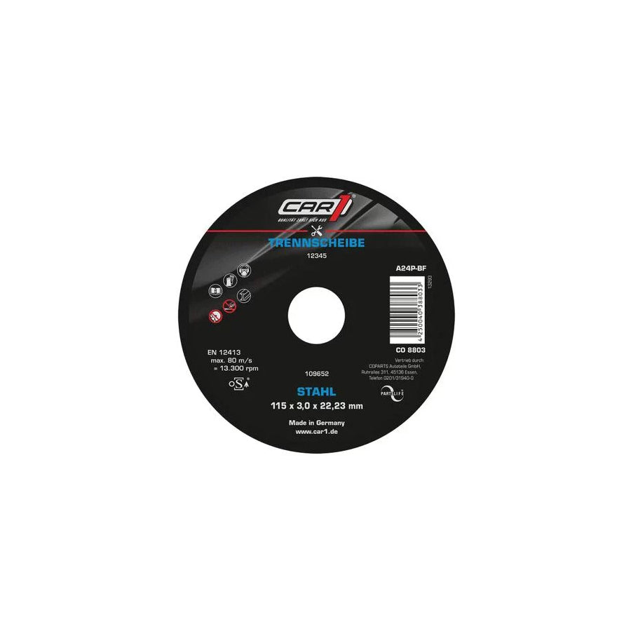 Car1 Co 8803 Cutting Disc, Angle Grinder