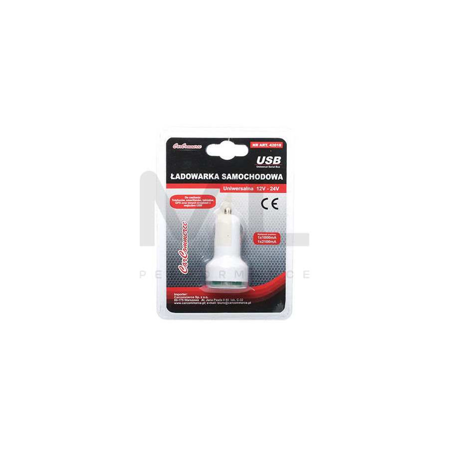 CARCOMMERCE 42018 In-car charger Number of inlets/outlets: 2 USB