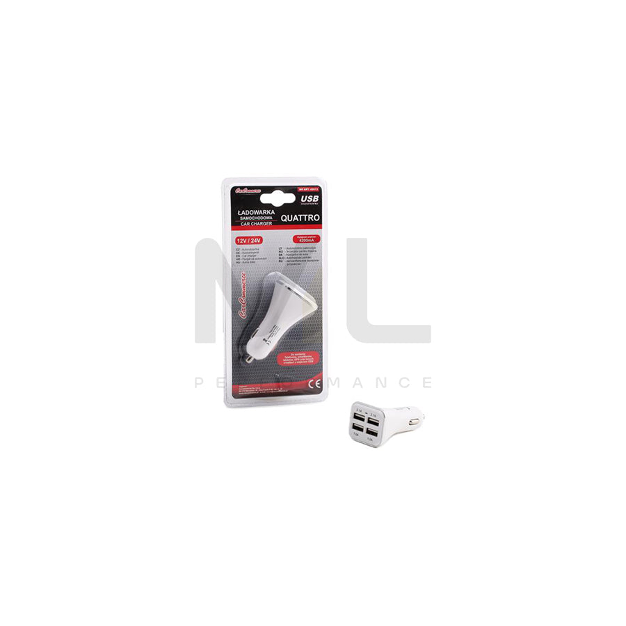 CARCOMMERCE 42613 In-car charger Number of inlets/outlets: 4 USB, White