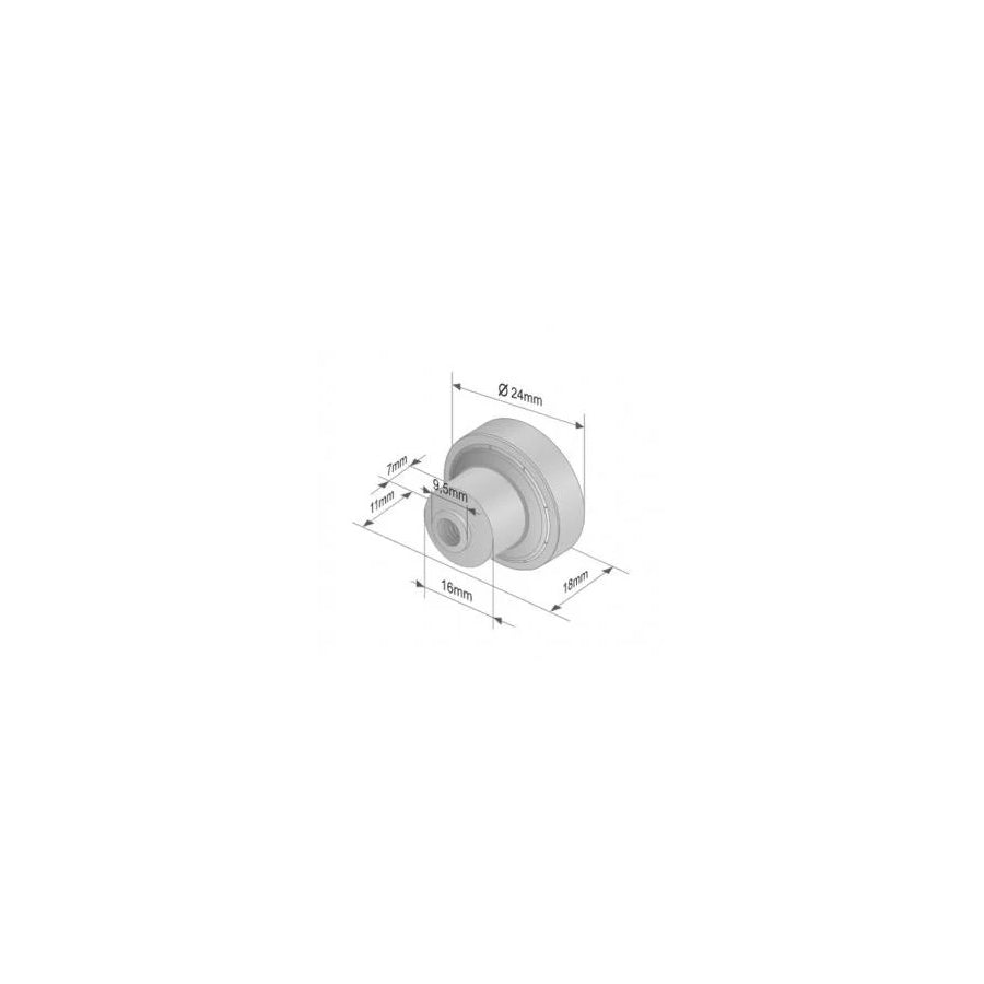 Cargoparts Cargo-E235 Curtain Rollers