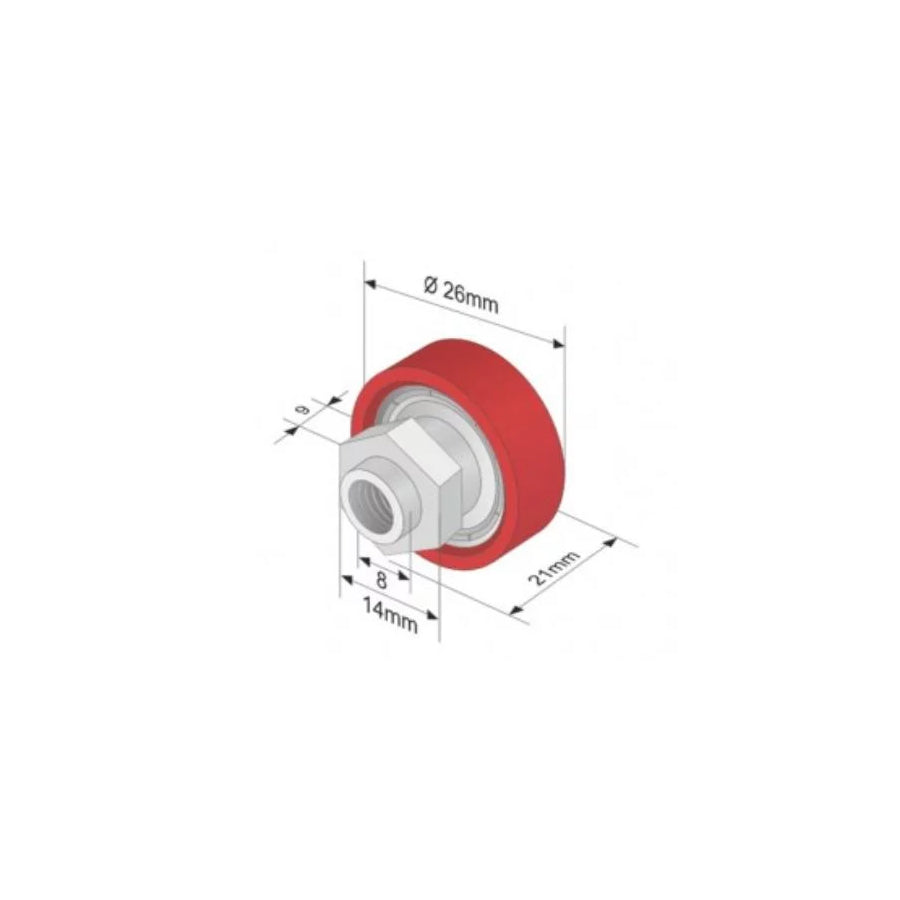 Cargoparts Cargo-E236 Curtain Rollers