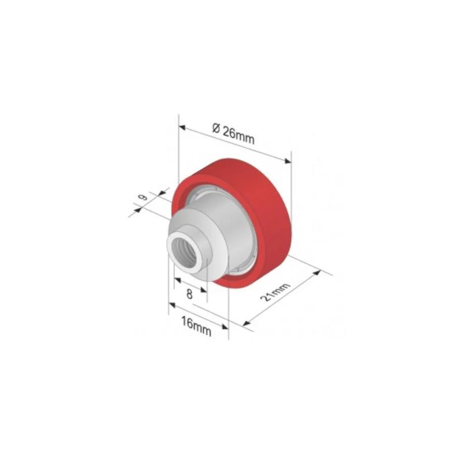 Cargoparts Cargo-E237 Curtain Rollers