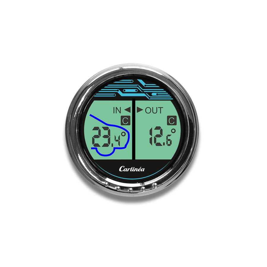 Carlinea 485004 Thermometer, Exterior / Interior Temperature
