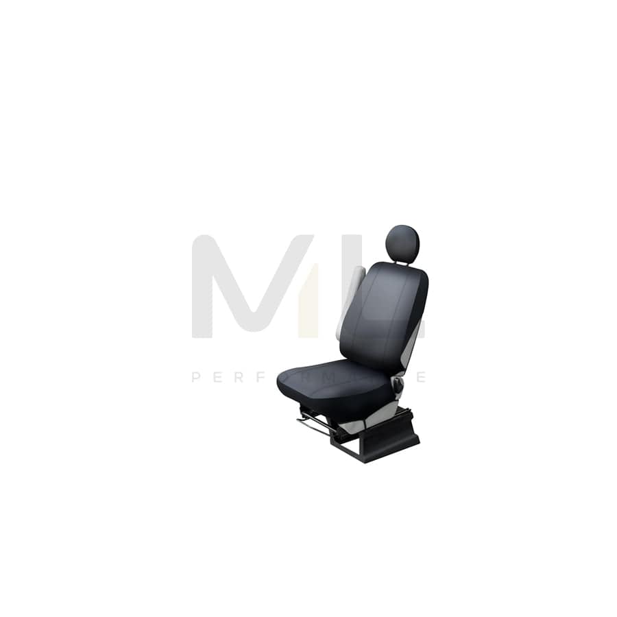 CARPASSION BUS I Eco Practic 30101 Car seat cover Black, Leatherette, Front