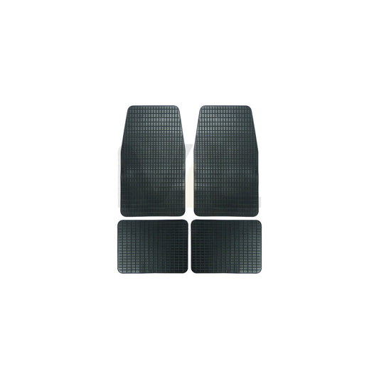 CARPOINT 0310005 Floor mat set Elastomer, Front and Rear, Black