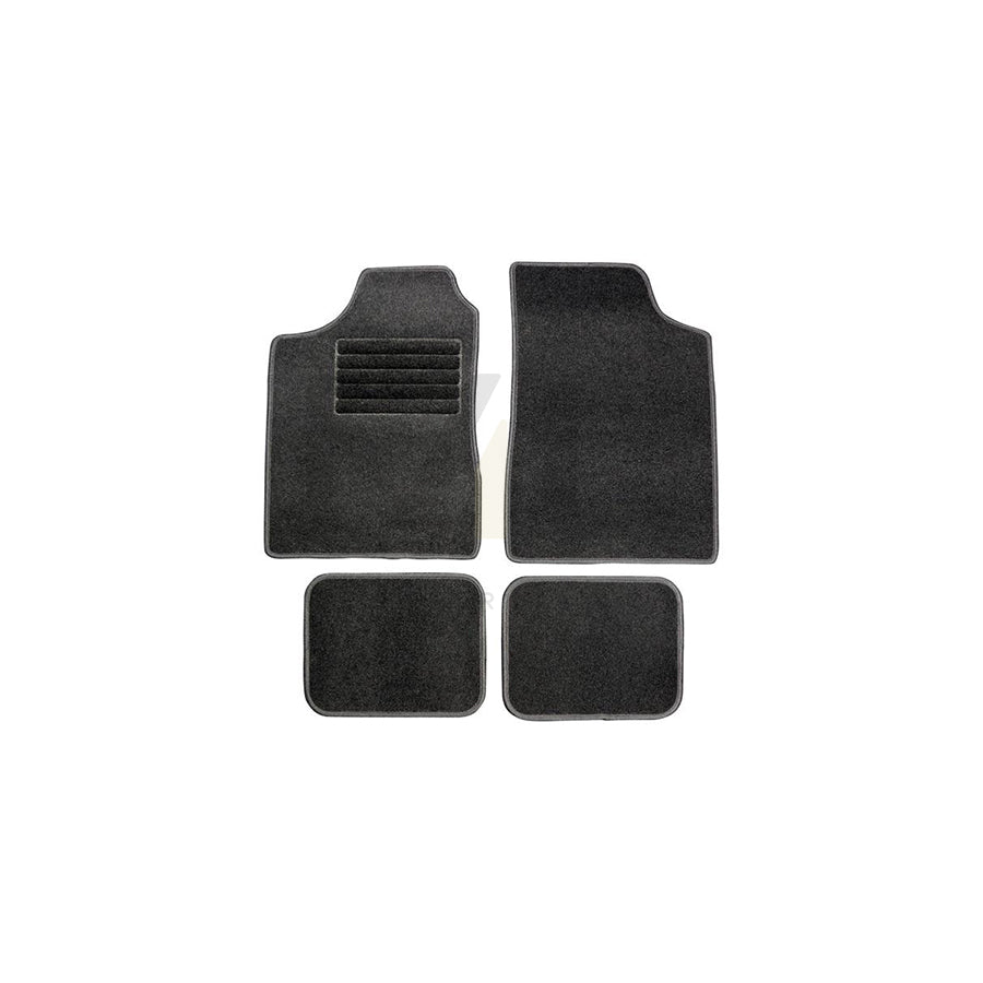 CARPOINT 0310032 Floor mat set Front and Rear, Quantity: 4, graphite