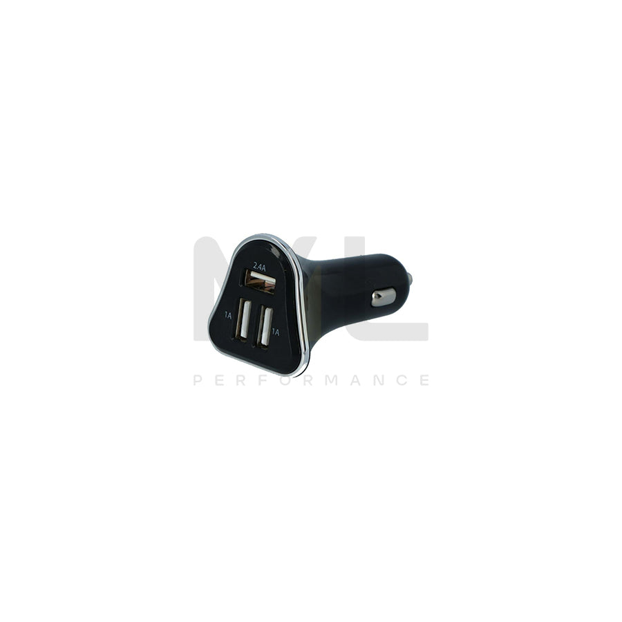 CARPOINT 0517075 In-car charger 12 / 24V, Number of inlets/outlets: 3 USB, Black