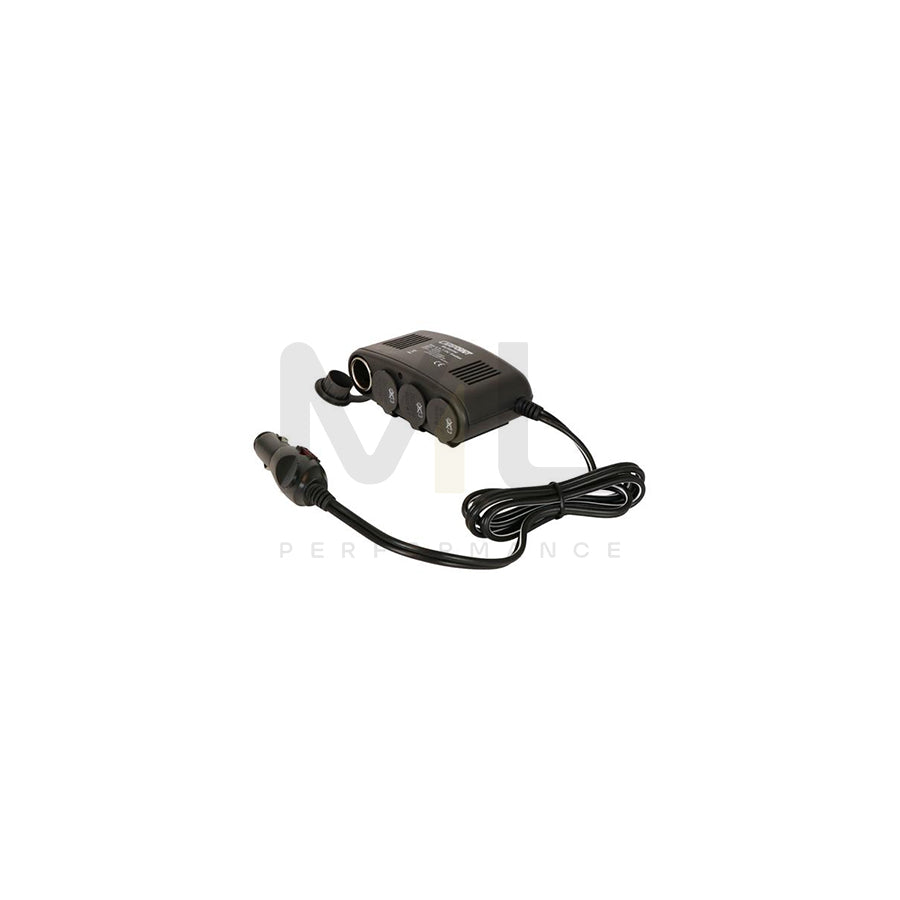 CARPOINT 0523488 Cigarette lighter splitter 12V, 10A, with cigarette lighter plug