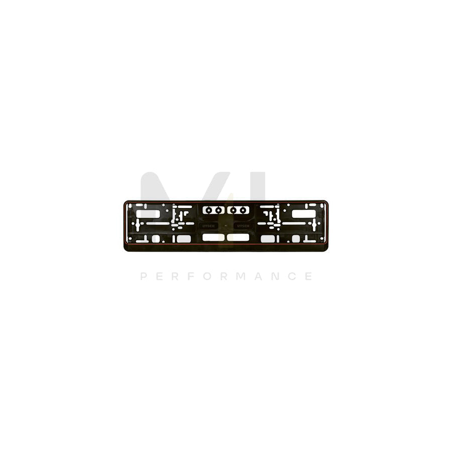 CARPOINT 1303902 Number plate holder Black, frameless