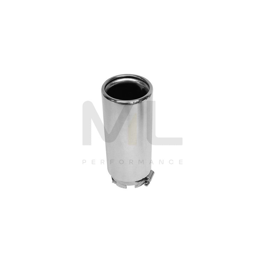 CARPOINT 2218764 Exhaust tip 50 mm, Silver, Stainless Steel, 165mm, 30mm