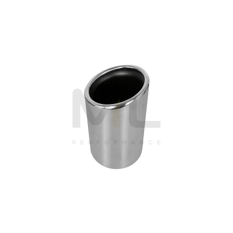 CARPOINT 2218781 Exhaust tip 60 mm, Silver, Stainless Steel, 140mm, 45mm