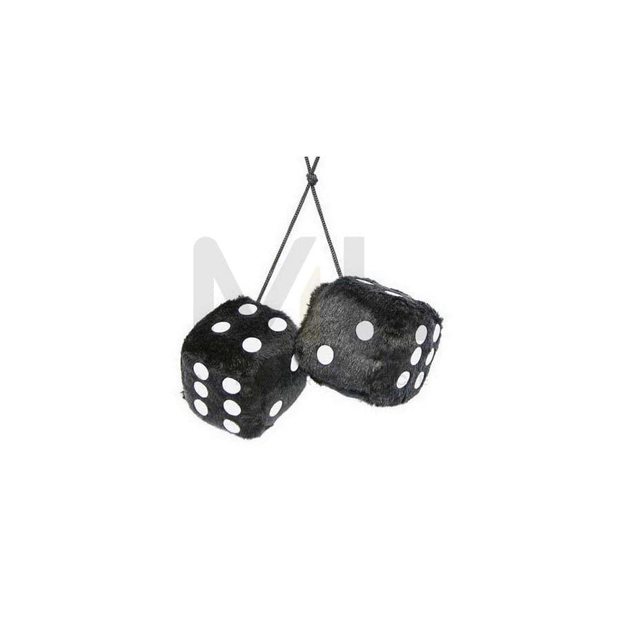CARPOINT Fuzzy Dice 0510080 Car air freshener Black