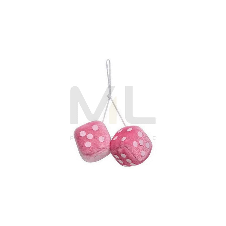CARPOINT Fuzzy Dice 0510085 Car air freshener Light pink