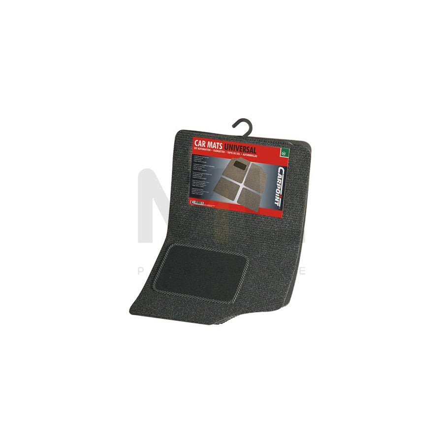 CARPOINT Malibu 0318118 Floor mat set Front and Rear, Quantity: 4, Anthracite