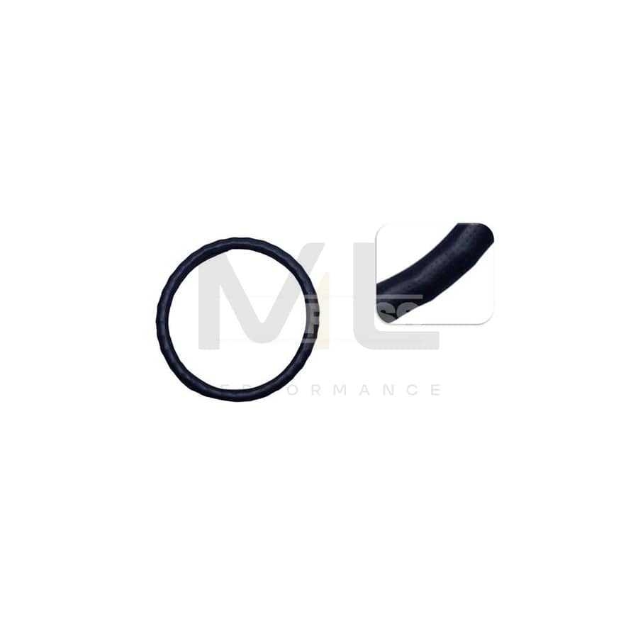 CARPRISS 79323328 Steering wheel cover Black, Ø: 37-39cm, Leather, PU (Polyurethane), Thermoplast