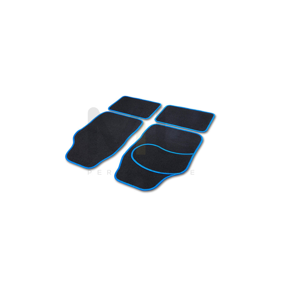 CARTREND Universal fit 10599 Floor mat set Textile, Front and Rear, Quantity: 4, Black