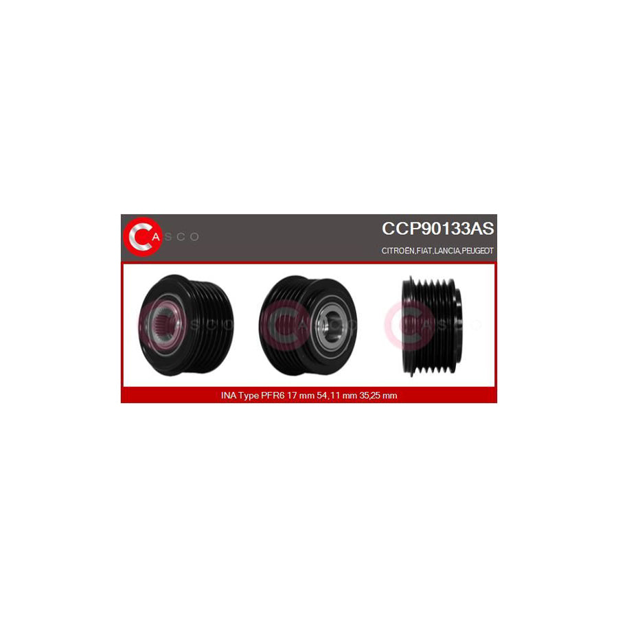 Casco Ccp90133As Pulley, Alternator