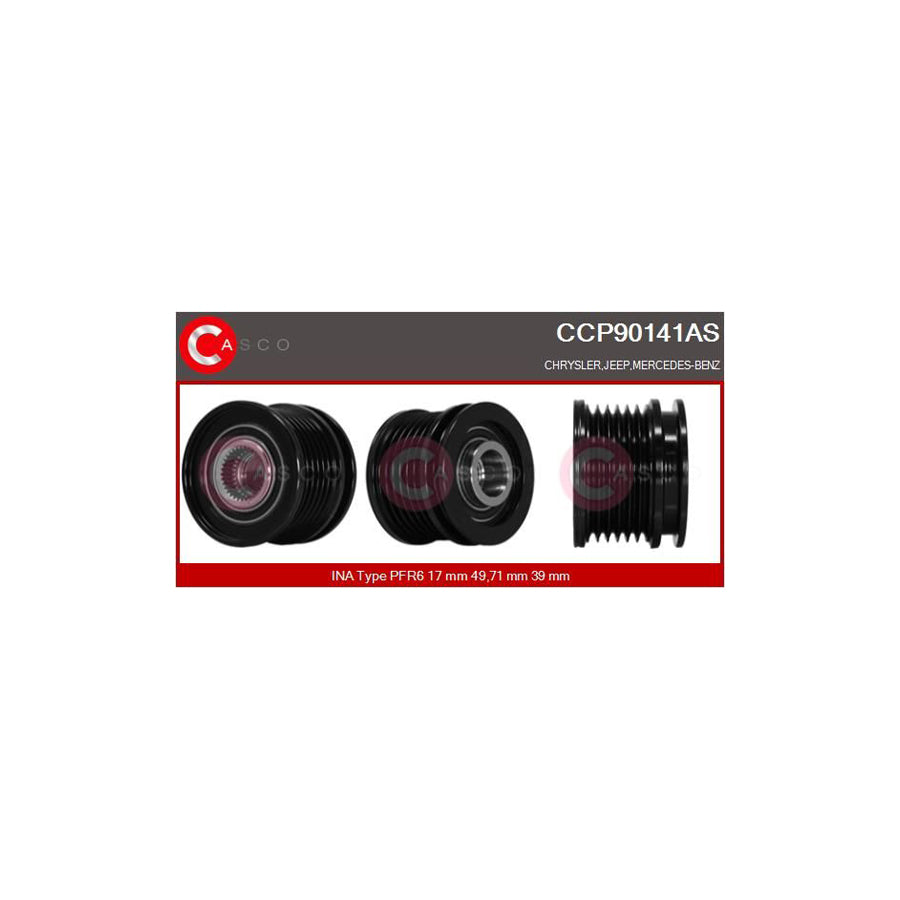 Casco Ccp90141As Pulley, Alternator