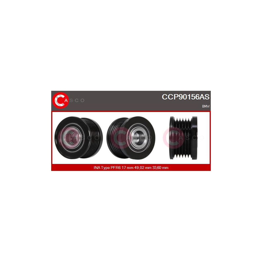 Casco Ccp90156As Pulley, Alternator