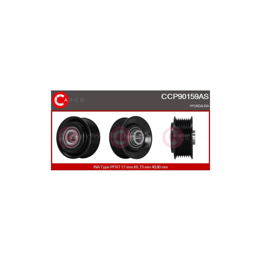 Casco Ccp90159As Pulley, Alternator