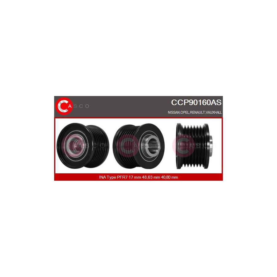 Casco Ccp90160As Pulley, Alternator