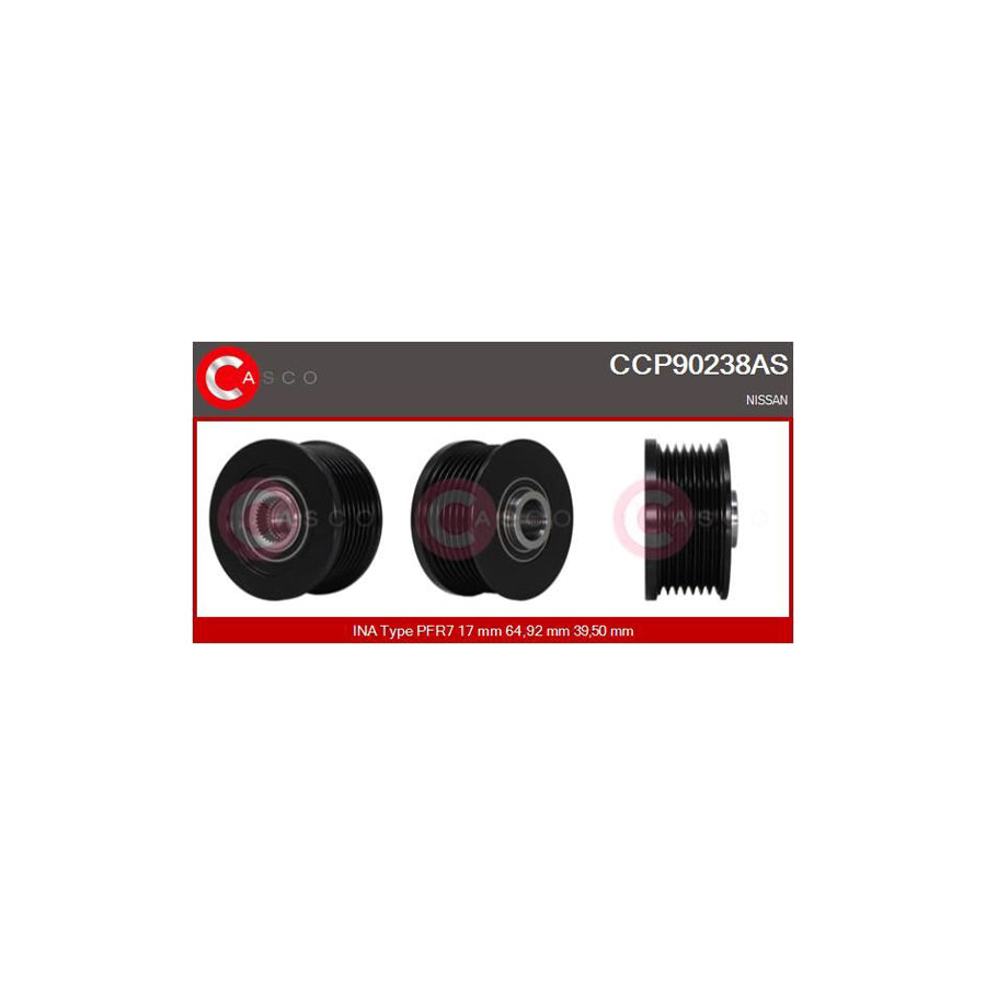 Casco Ccp90238As Pulley, Alternator