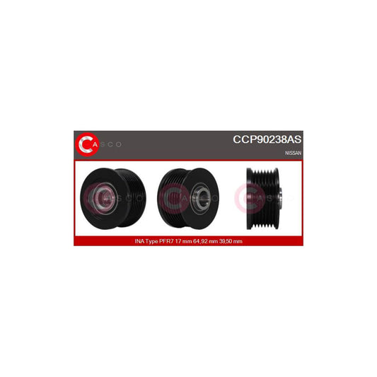 Casco Ccp90238As Pulley, Alternator