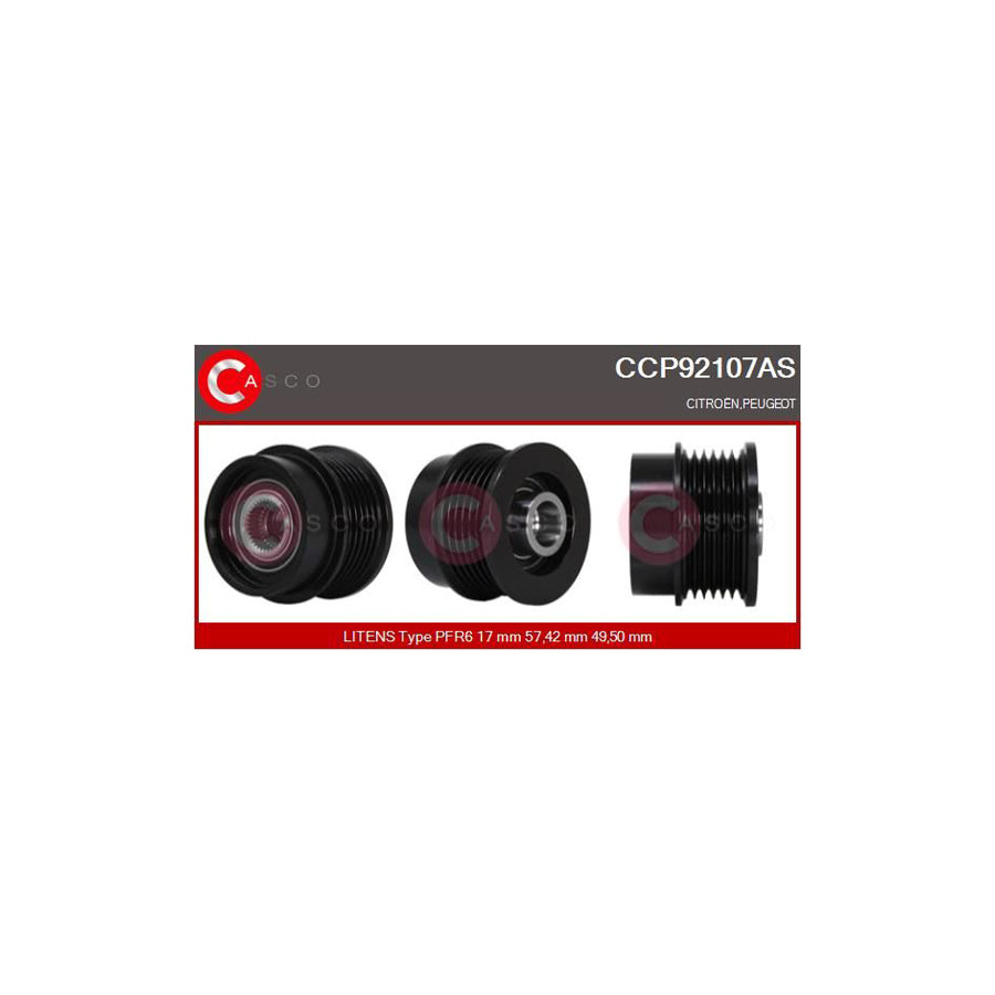 Casco Ccp92107As Pulley, Alternator