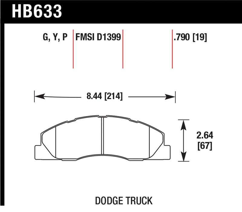 Hawk Performance Hawk LTS Street Brake Pads