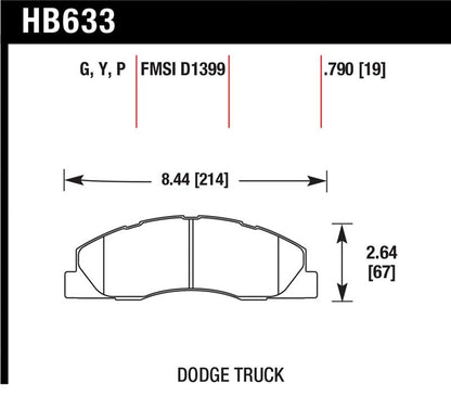 Hawk Performance Hawk LTS Street Brake Pads