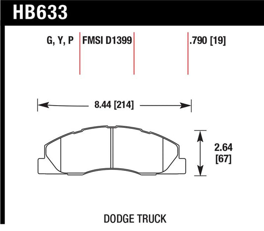 Hawk Performance Hawk LTS Street Brake Pads