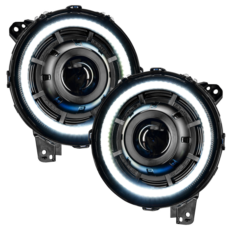 ORACLE Lighting Oracle Oculus Bi-LED Projector Headlights for Jeep JL/Gladiator JT - Matte Blk - 5500K