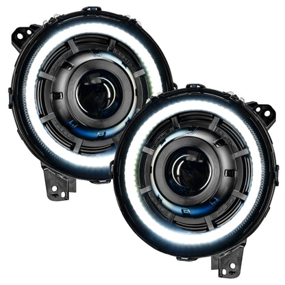 ORACLE Lighting Oracle Oculus Bi-LED Projector Headlights for Jeep JL/Gladiator JT - Matte Blk - 5500K