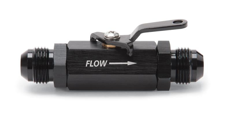 Russell Performance Shutoff Valve -10 AN Male Black Finish