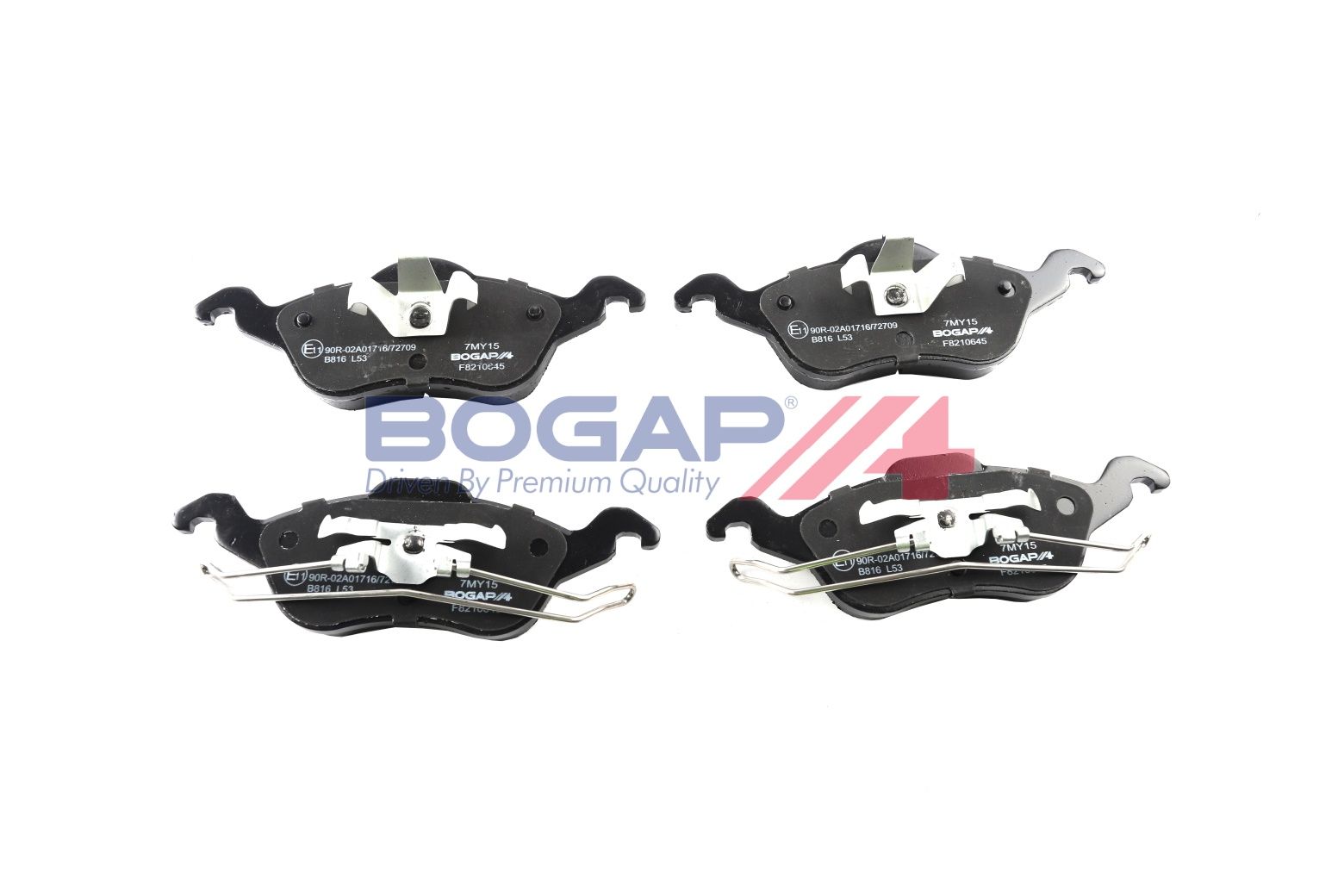 BOGAP F8210645 Brake Pad Set, Disc Brake