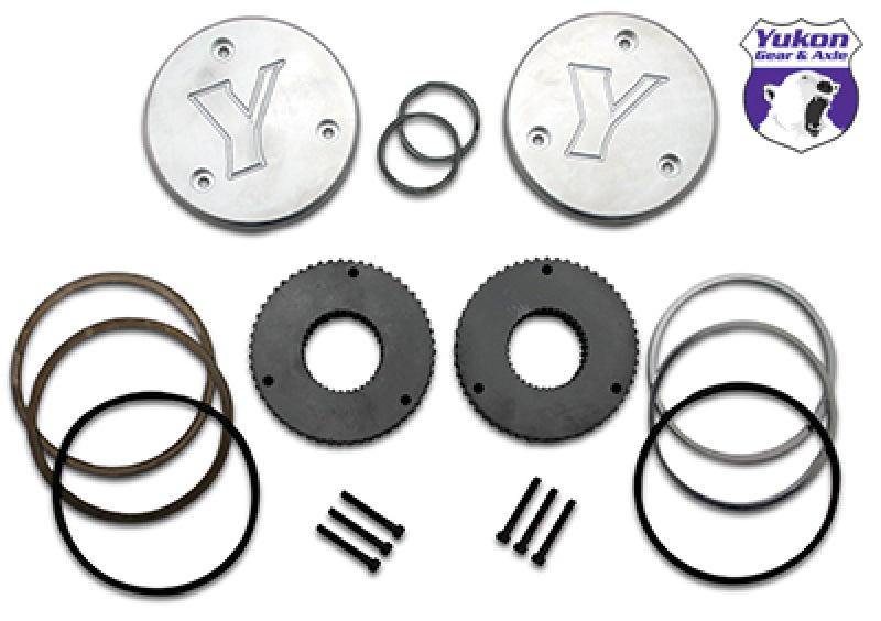 Yukon Gear & Axle Yukon Gear Hardcore Drive Flange Kit For Dana 44 / 30 Spline Outer Stubs. Non-Engraved Caps