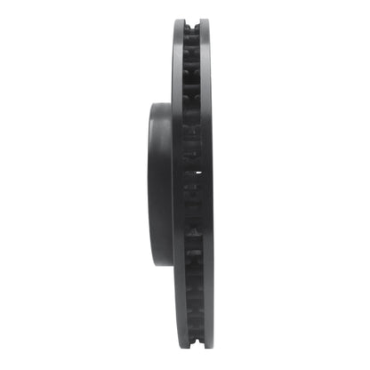 R1 Concepts R1 18-20 Land Rover Range Rover Front Left Drilled & Slotted Black Brake Rotor