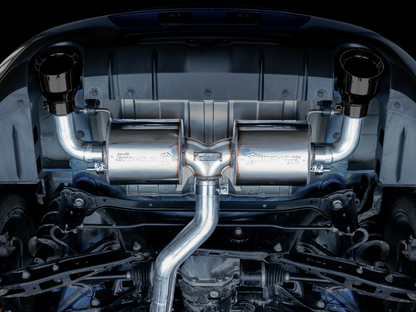 AWE Tuning Subaru BRZ/ Toyota GR86/ Toyota 86 Touring Edition Cat-Back Exhaust- Diamond Black Tips