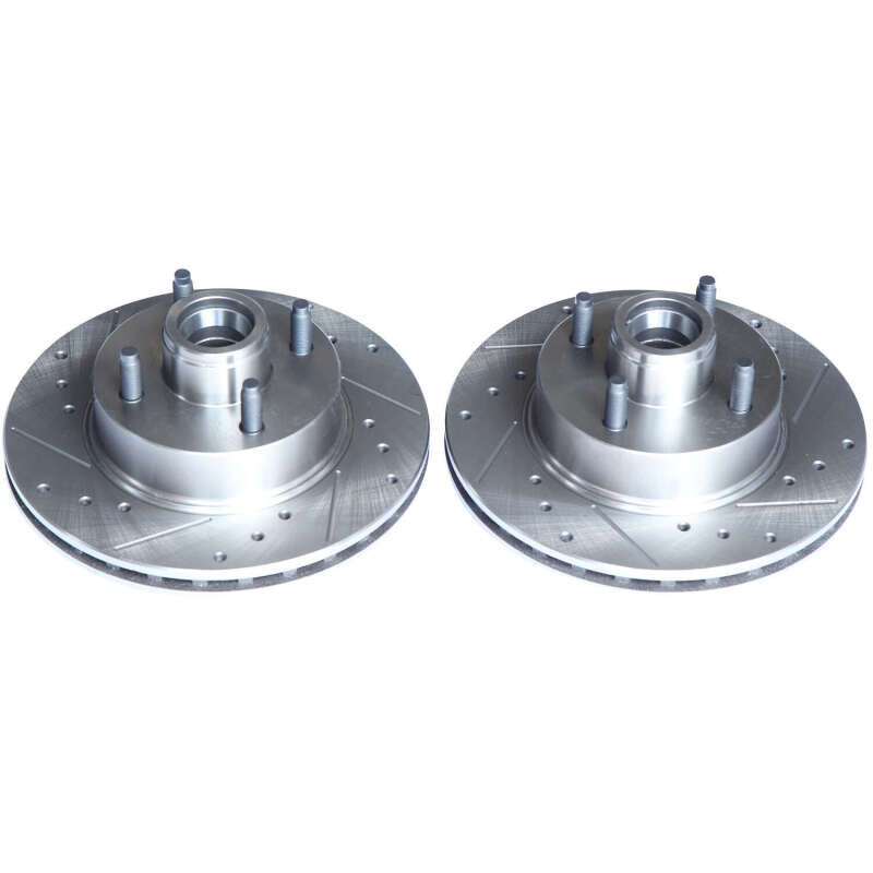 PowerStop Power Stop 1979 Ford Mustang Front Evolution Drilled & Slotted Rotors - Pair