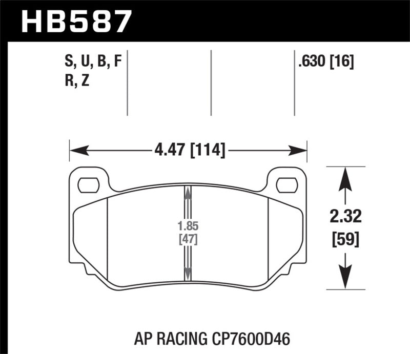 Hawk Performance Hawk 2002-2004 Audi A6 (Front Rotors 320mm) HPS 5.0 Rear Brake Pads
