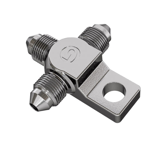 Goodridge T-Piece w/Locating Tab for AN3 Female Fittings