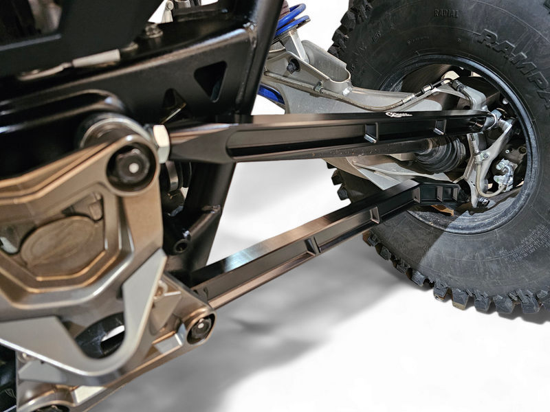 Elektric Off Road Elektric Offroad 2022+ Polaris Rzr Pro R Turbo R Billet High Clearance Radius Rods Anodized Blk