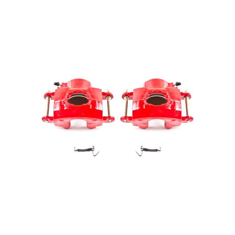 PowerStop Power Stop 94-96 Chevrolet Impala Front Red Calipers w/o Brackets - Pair